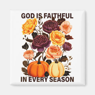 Gott ist treu in jeder Jahreszeit Christlicher Her Magnet