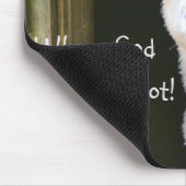 Gott ist überall Schafe Mousepad (Ecke)