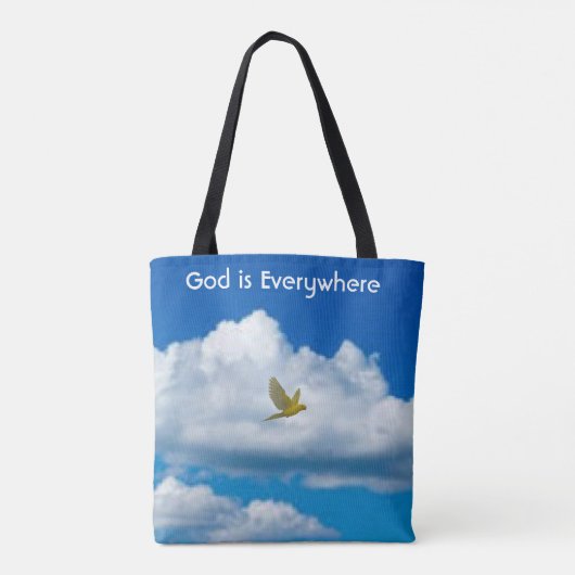 Gott ist überall Tote Tasche (Rückseite)