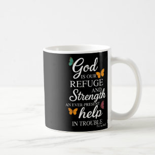 Gott ist unsere Zuflucht Bibelvers Psalm 46_1  Kaffeetasse