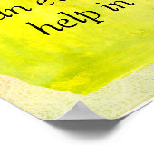 Gott ist unsere Zuflucht Poster (Ecke)