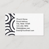 Gott ist unsere Zuflucht und Kraft Kirche Ereignis Visitenkarte (Rückseite)