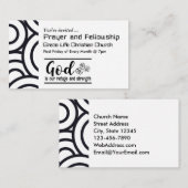 Gott ist unsere Zuflucht und Kraft Kirche Ereignis Visitenkarte (Vorne/Hinten)