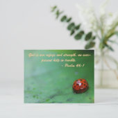 Gott ist unsere Zuflucht und Stärke, ein immer prä Postkarte (Stehend Vorderseite)