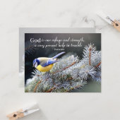 Gott ist unsere Zuflucht und Stärke Karte (Vorderseite/Rückseite Beispiel)