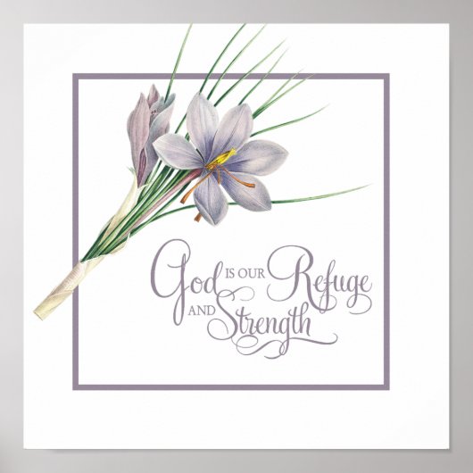 Gott ist unsere Zuflucht und Stärke Poster (Vorne)