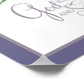 Gott ist unsere Zuflucht und Stärke Poster (Ecke)