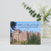Gott ist unsere Zuflucht und Stärke Postkarte (Stehend Vorderseite)