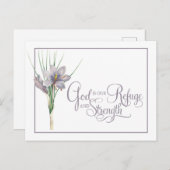 Gott ist unsere Zuflucht und Stärke Postkarte (Vorne/Hinten)