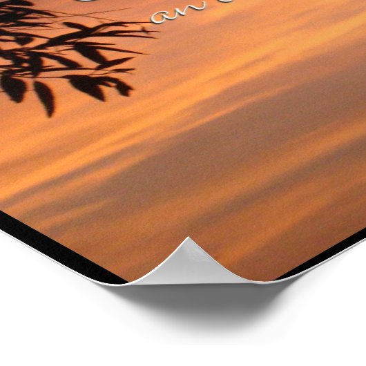 Gott ist unsere Zuflucht und Stärke - Psalm 46:1 Poster (Ecke)