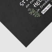 'Gott ist unsere Zuflucht und Stärke' Psalm 46:1 Seidenpapier (Ausschnitt)