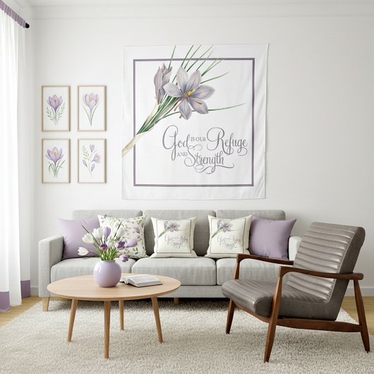 Gott ist unsere Zuflucht und Stärke Wandteppich