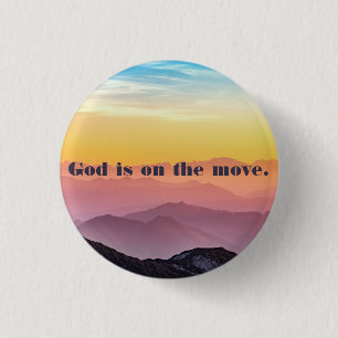 Gott ist unterwegs button