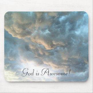 Gott ist - Wolken Mousepad fantastisch