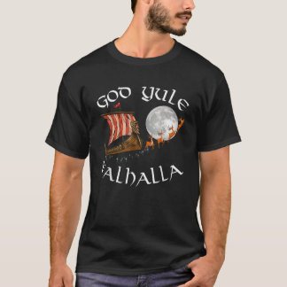 Gott J l Gutes Jul Weihnachten Wikinger Schiff Mit T-Shirt