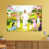 Gott Jesus Christus Bibel Engel Christentum Religi Leinwanddruck (Insitu (Wohnzimmer))