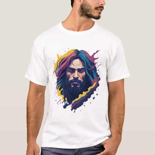Gott Jesus Christus Design T-Shirt (Vorderseite)
