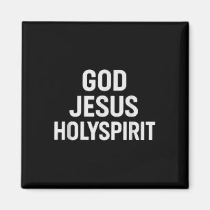Gott Jesus Heiliger Geist Christlicher Glaube Kirc Magnet