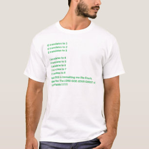 GOTT JESUS vom HERRN 8 Glaube T-Shirt
