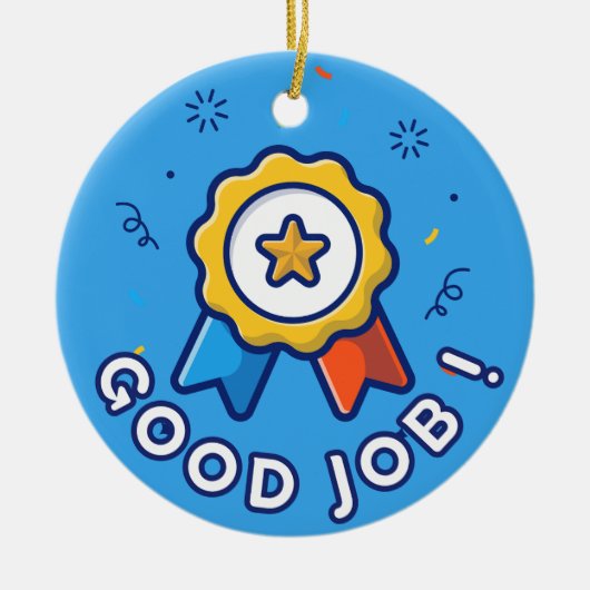 Gott Job Keramik Ornament (Vorne)