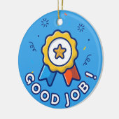 Gott Job Keramik Ornament (Links)