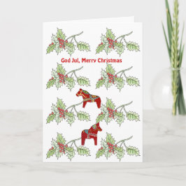 Gott Jul, Frohe Weihnachtskarte Feiertagskarte