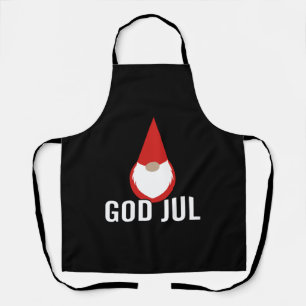 Gott Jul Gnome Tomte Frohe Weihnachten Schürze