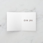 Gott jul (julkort) Schwedens Weihnachten Karte (Innenseite)