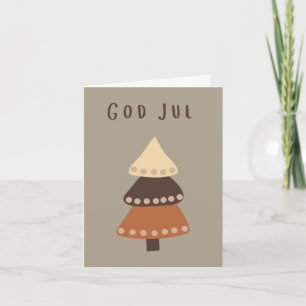 Gott jul (julkort) Schwedens Weihnachten Karte