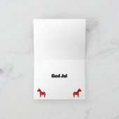 Gott Jul (Julkort) Schwedisches Weihnachtsfest Karte (Innenseite)
