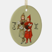 Gott Jul Keramik Ornament (Rechts)