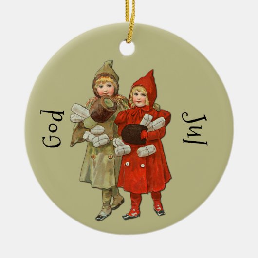Gott Jul Keramik Ornament (Vorne)