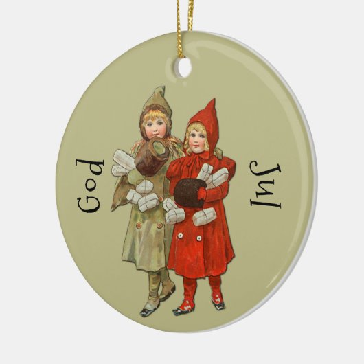 Gott Jul Keramik Ornament (Links)
