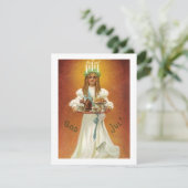 Gott Jul! Lucia mit Leckereien (Stehend Vorderseite)