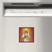 Gott Jul! Lucia mit Leckereien Magnet (In Situ (Geschirrspüler))