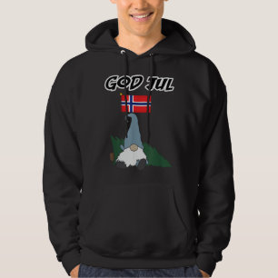 Gott Jul Norwegischer Gnome Tshirt Frohe Weihnacht