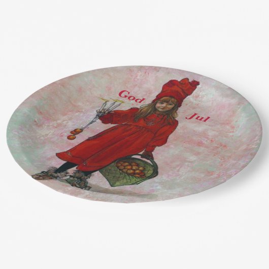 Gott Jul Pappteller (Schrägansicht)