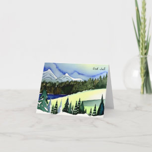 Gott Jul, schwedisches Weihnachten Karte