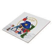 Gott Jul Swedish Gnomes Fliese (Seite)