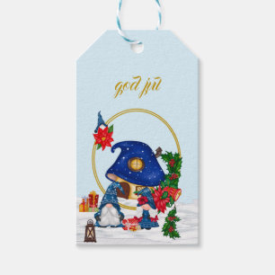 Gott Jul Swedish Gnomes Geschenkanhänger