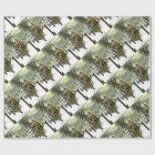 Gott Jul Swedish Santa Geschenkpapier (Flach)