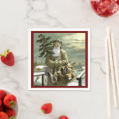 Gott Jul Swedish Santa Serviette (Beispiel)