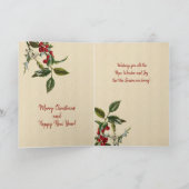 Gott jul | Weihnachtsziege | Schweden Nyström Feiertagskarte (Innenseite)