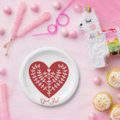 Gott-Julskandinavischer PapierTeller (Party)