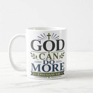 Gott kann mehr Bibelwahrheitszitat Kaffeetasse