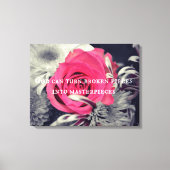 Gott kann zerbrochene Stücke in Meisterwerke verwa Leinwanddruck (Vorderseite)