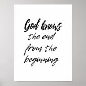 Gott kennt das Ende - Poster (Vorne)