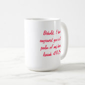 Gott kennt Ihren Namen Kaffeetasse (VorderseiteRechts)