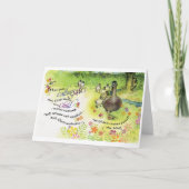 Gott/Kind rufen, geklappte Grußkarte, 5"x7" Karte (Vorderseite)