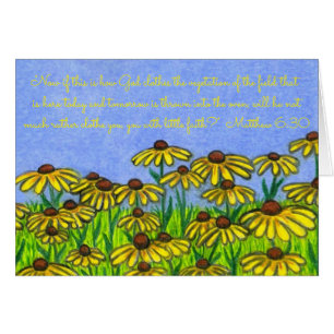 Gott kleidet Vegetation~Scripture~Black mit Augen